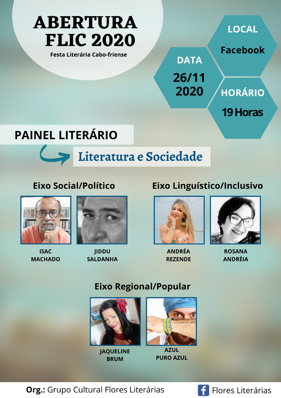 Começa nessa quinta-feira (26) 5ª Edição da Festa Literária Cabo-friense