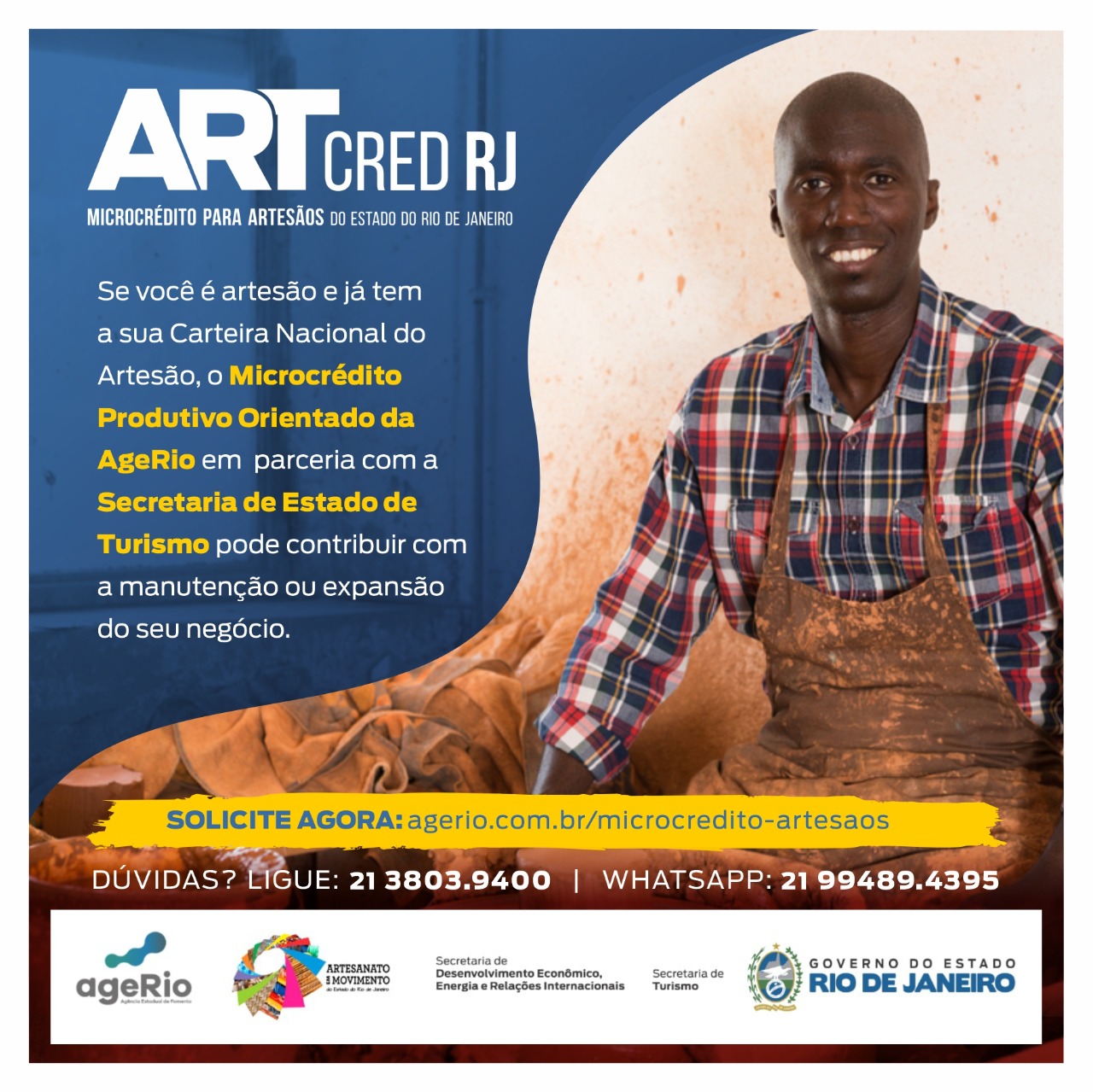 Secretaria de Estado de Turismo e AgeRio lançam programa inédito de financiamento para artesãos