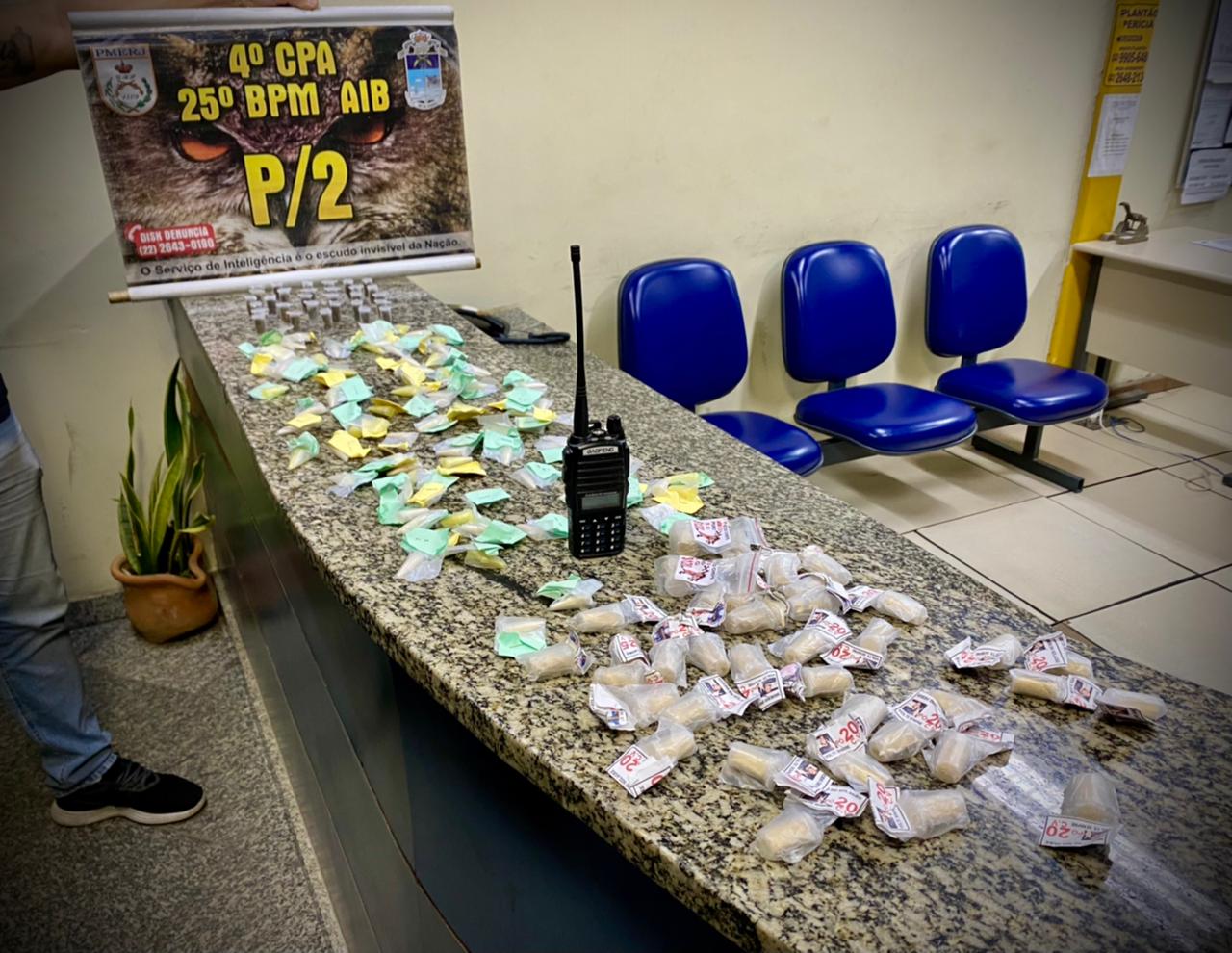 PM prende Gerente do Tráfico de Drogas do Morro dos Milagres