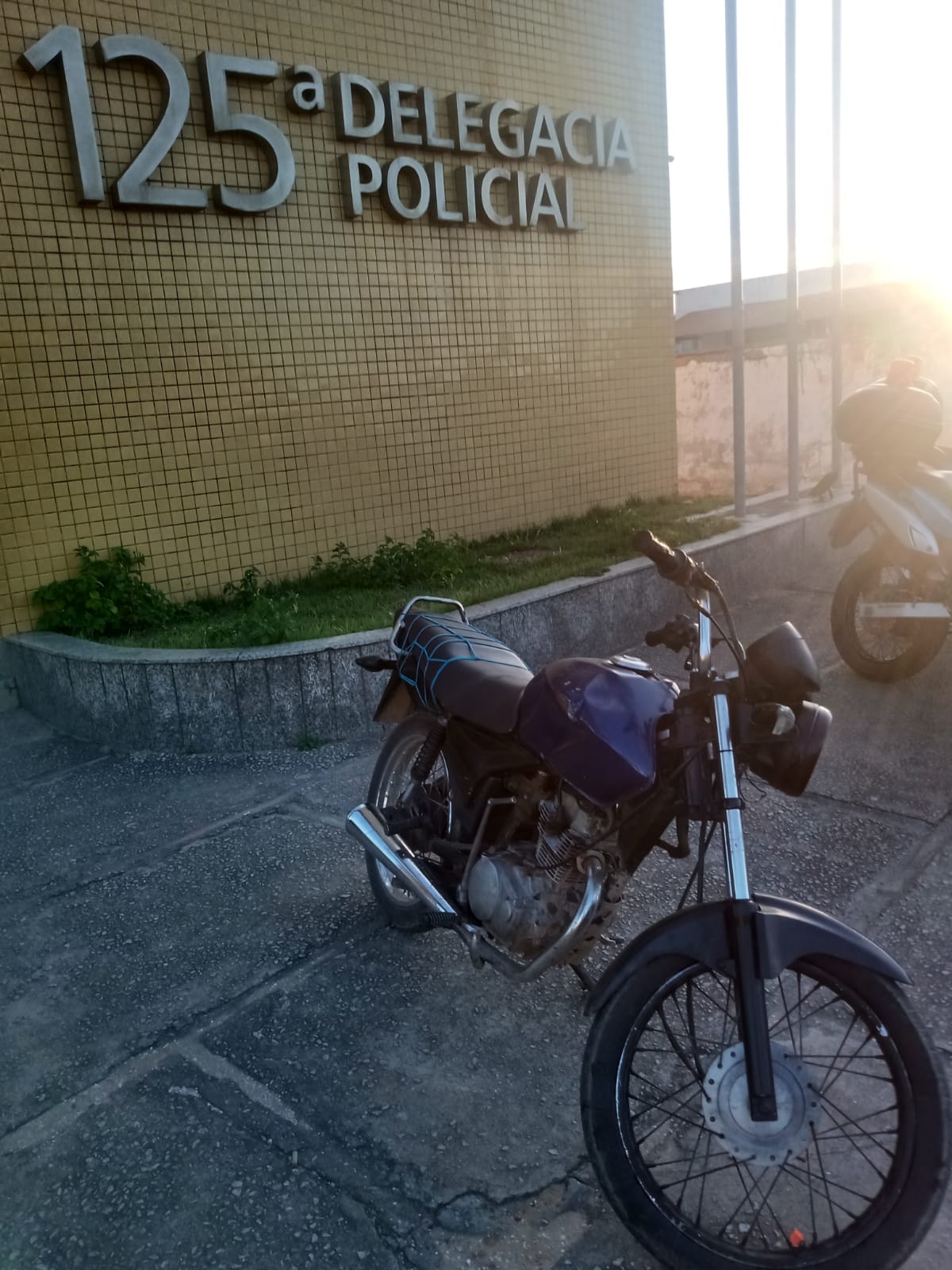 PM recupera motocicleta Honda CG roubada no bairro São João