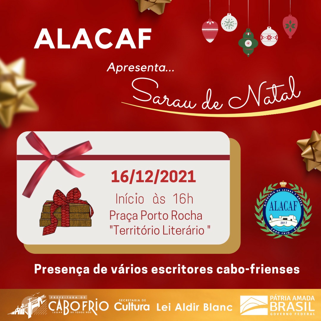 ALACAF realiza Sarau de Natal nessa quinta-feira (16)
