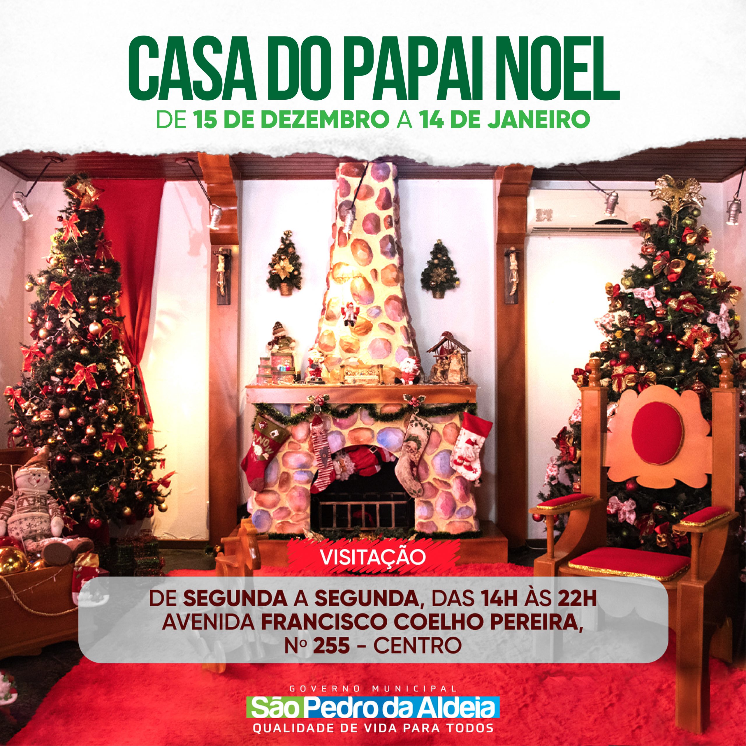 Casa do Papai Noel em São Pedro da Aldeia