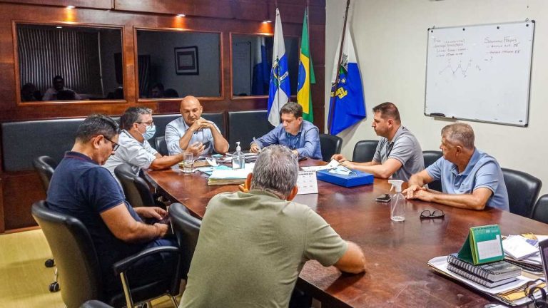 Prefeito Fábio do Pastel se reúne com representantes da Secretaria de Estado das Cidades