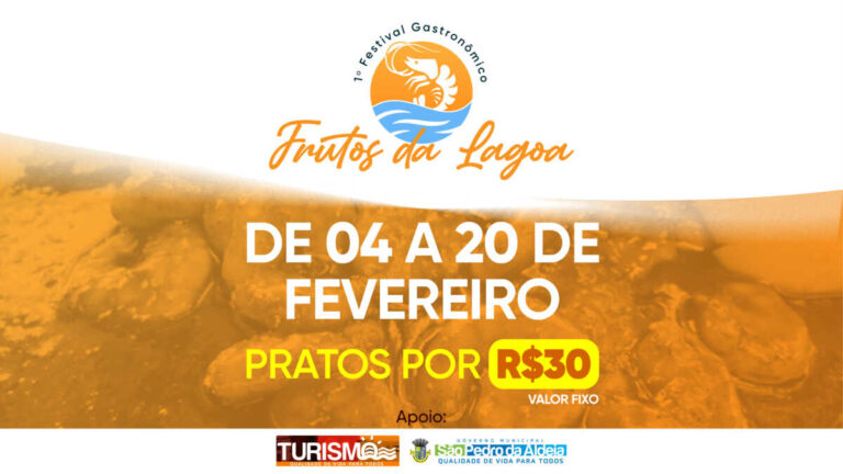 1º festival gastronômico de São Pedro da Aldeia começa nesta sexta-feira (04)