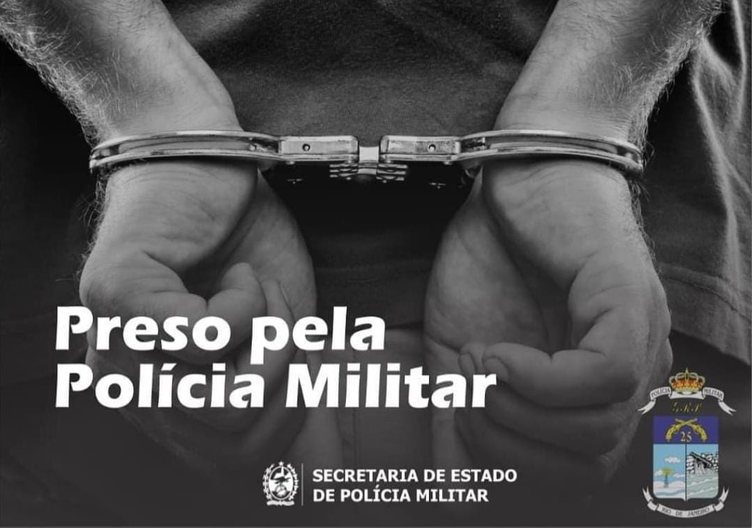 Polícia Militar cumpre mandado de prisão em aberto e detém homem em São Pedro da Aldeia