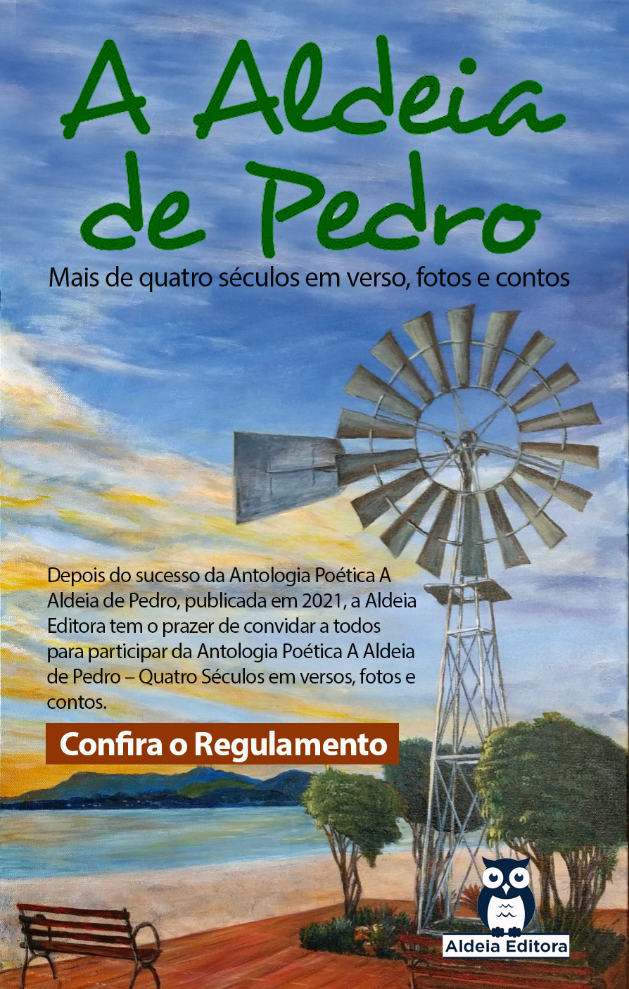 Aldeia Editora lança edital do "Aldeia de Pedro - Mais de quatro séculos em verso, fotos e contos"