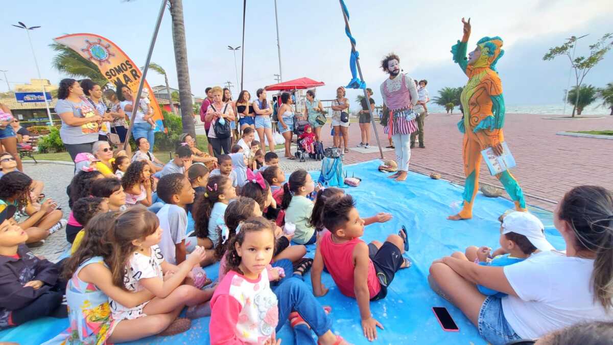 Espetáculo Mar de Soluções encanta público em São Pedro da Aldeia