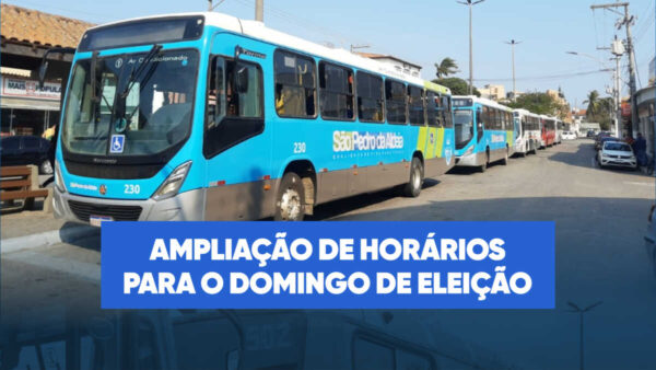 Prefeitura de São Pedro da Aldeia amplia horários das linhas municipais de ônibus para o domingo de eleição