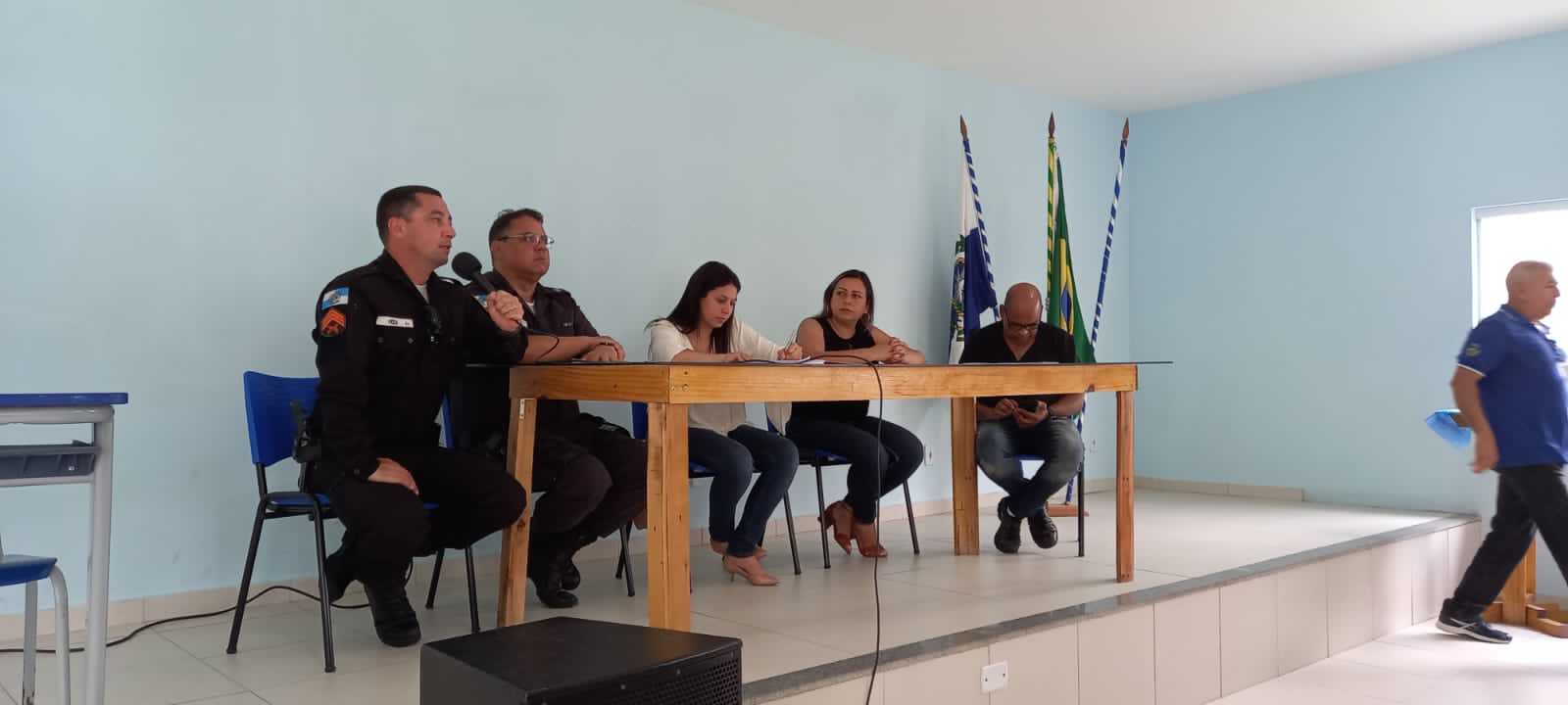 Reunião do Conselho Comunitário de Segurança Escolar é realizada em São Pedro da Aldeia