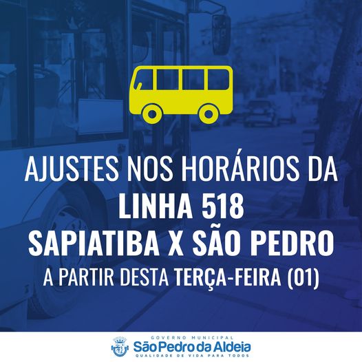 Linha de ônibus que atende o bairro Sapiatiba Mirim terá ajustes nos horários