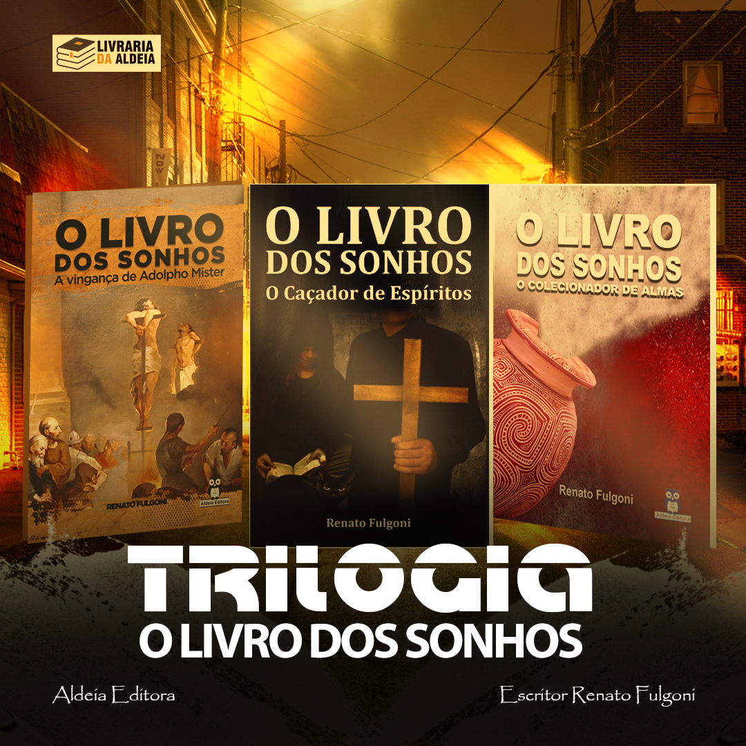 Trilogia "O Livro dos Sonhos" em promoção na Livraria da Aldeia