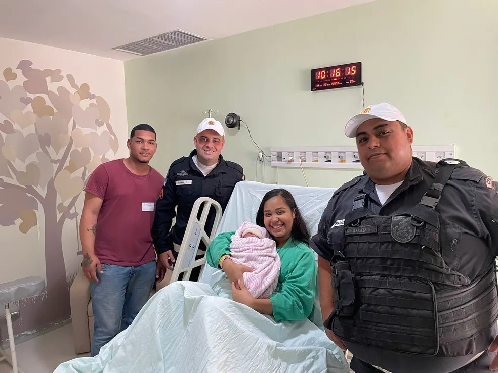 Martha Peixoto Ferreira, de 22 anos, estava a caminho da maternidade acompanhada do pai da criança, Luiz Mateus Ramalho Machado.